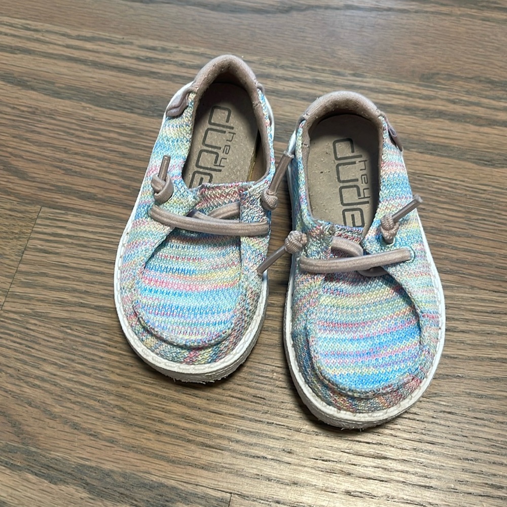 Girls Hey Dude Wendy Toddler Sox Pastels Size 6c